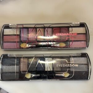 2 LA Color Eyeshadow Palettes - Pink and Neutral Shades